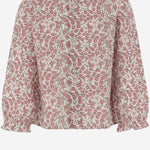 CAMICIA IN COTONE CON MOTIVO FLOREALE DIVA 503 NICOLETTA FANNA KIDS 