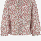 CAMICIA IN COTONE CON MOTIVO FLOREALE DIVA 503 NICOLETTA FANNA KIDS 