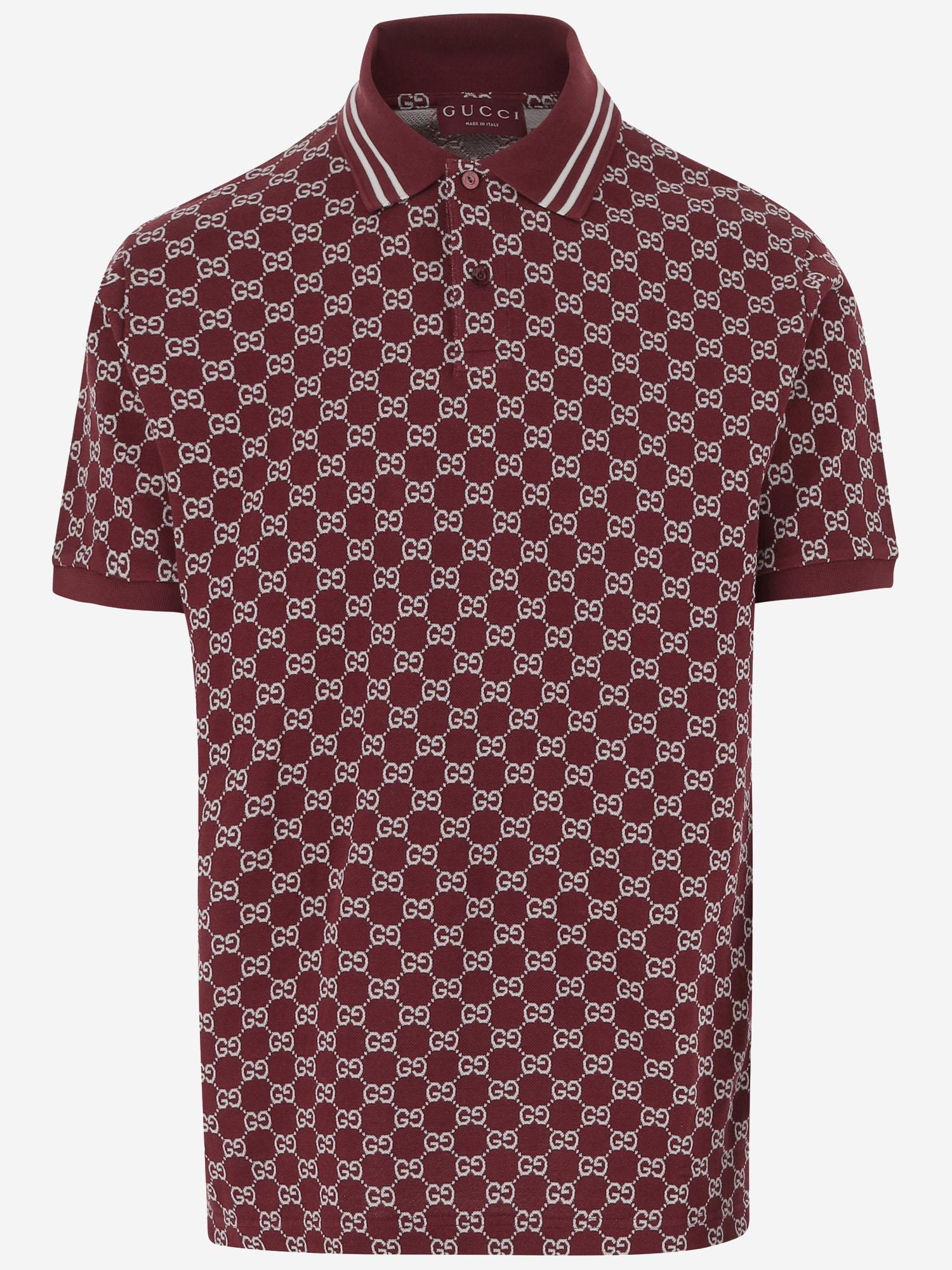 Polo in piquet di cotone GG 788024 XJHHN6320 GUCCI 