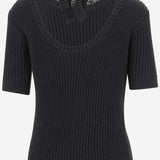 TOP IN VISCOSA E COTONE CON DECORAZIONI 011208 1714900 DRIES VAN NOTEN 
