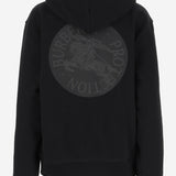 FELPA IN COTONE CON LOGO 8106262 BLACK BURBERRY 