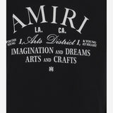 T-SHIRT IN COTONE CON STAMPA LOGO AKJYTE 1011Black AMIRI KIDS 