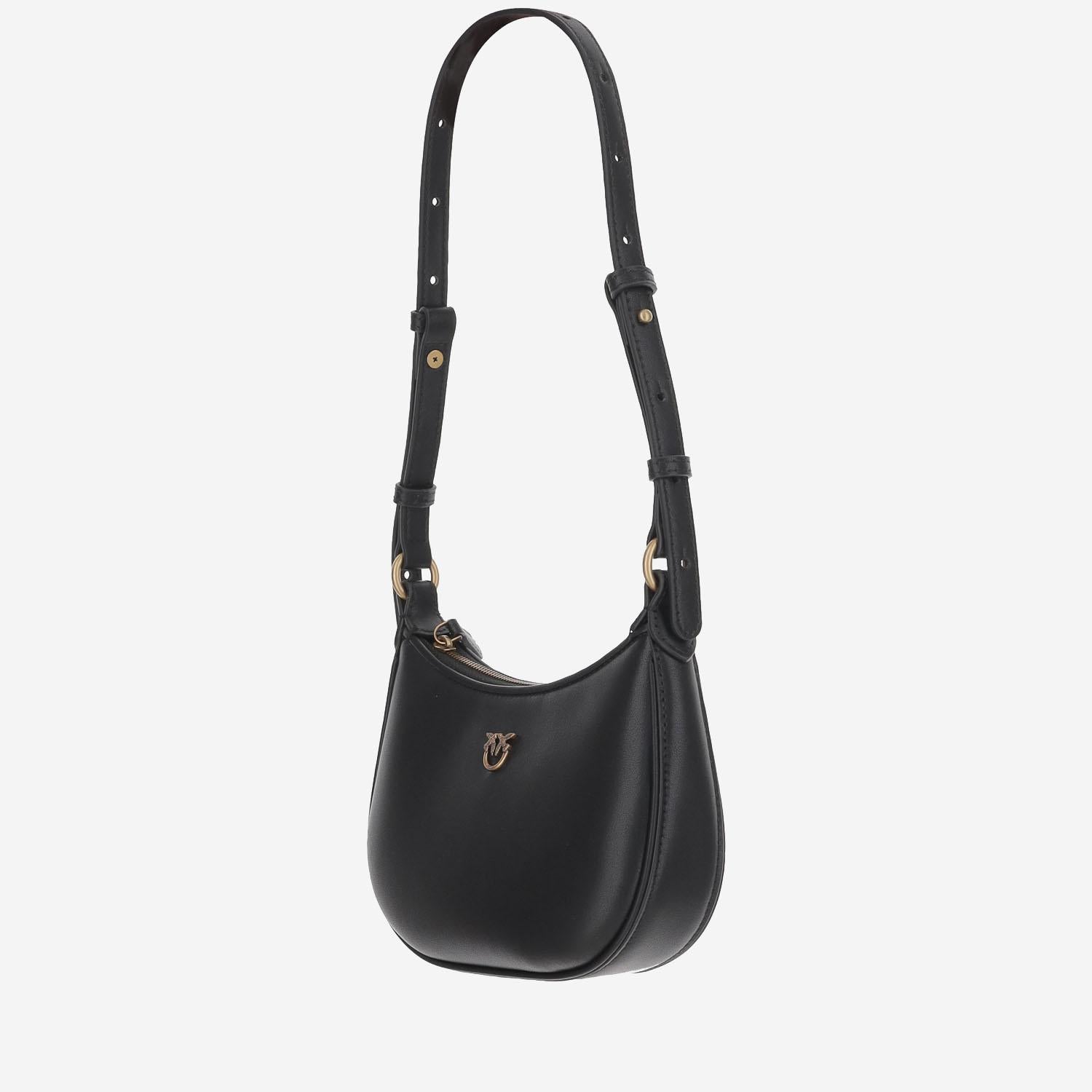 BORSA A SPALLA BABY HALF MOON IN PELLE 103538 A0F1Z99Q PINKO 