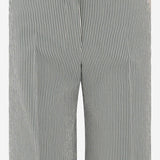 PANTALONI IN MISTO COTONE STRETCH A RIGHE MELODYB 506354 QL2 