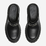 MULES CON MORSETTO IN PELLE 835829 AADCW1000 GUCCI 