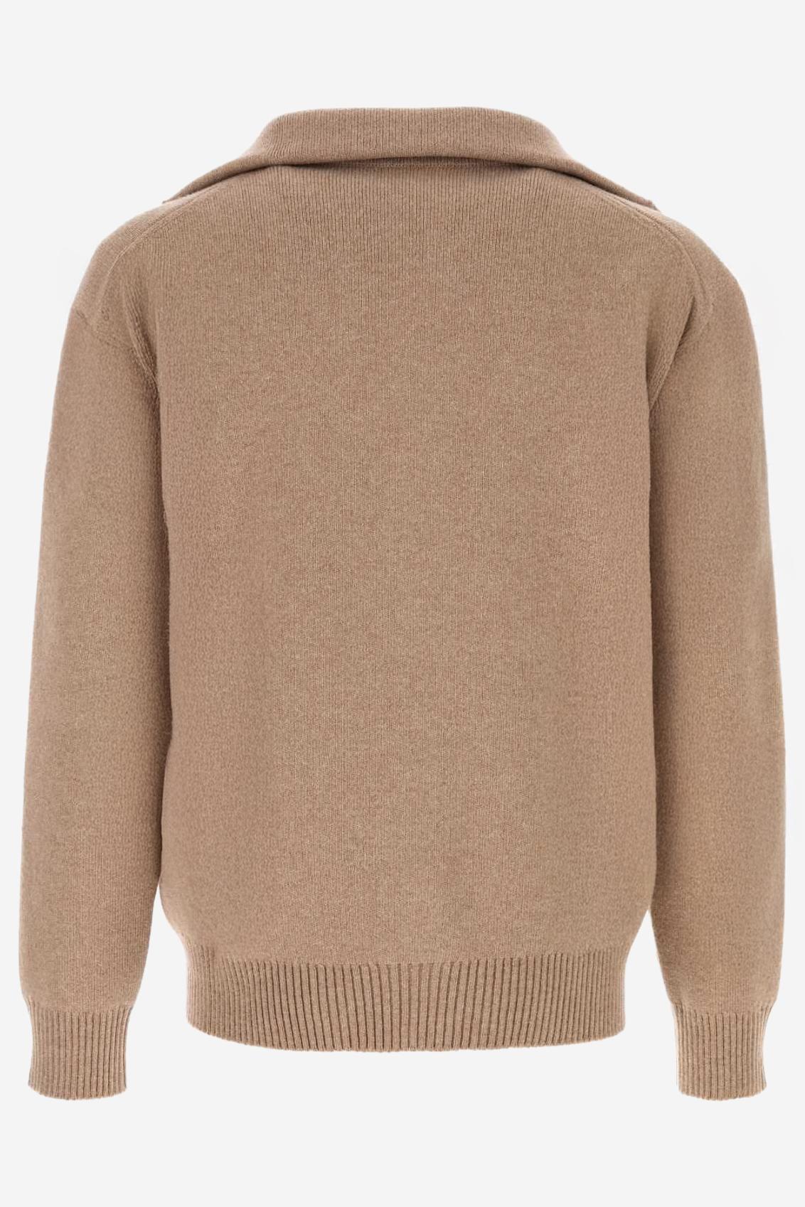 CARDIGAN IN LANA COMPATTA 804796 V4QJ02116 BOTTEGA VENETA 