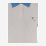 POLO IN COTONE CON LOGO 1024235 1A176812W9H0 VERSACE 