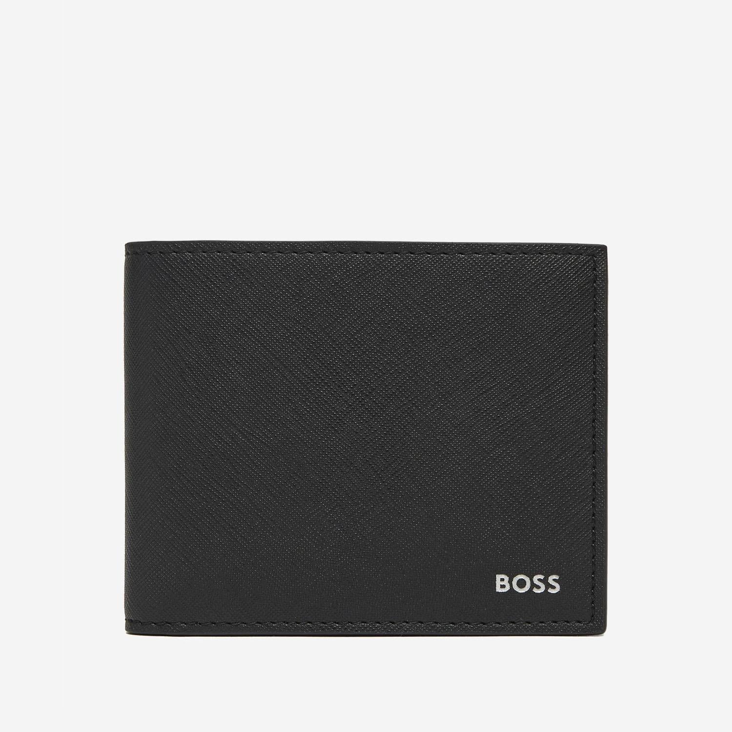 Portafoglio in pelle con logo 50536727 001 HUGO BOSS 