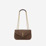 BORSA LOULOU PICCOLA IN MATELASSÉ SUEDE 801437 AAEY62358 SAINT LAURENT 