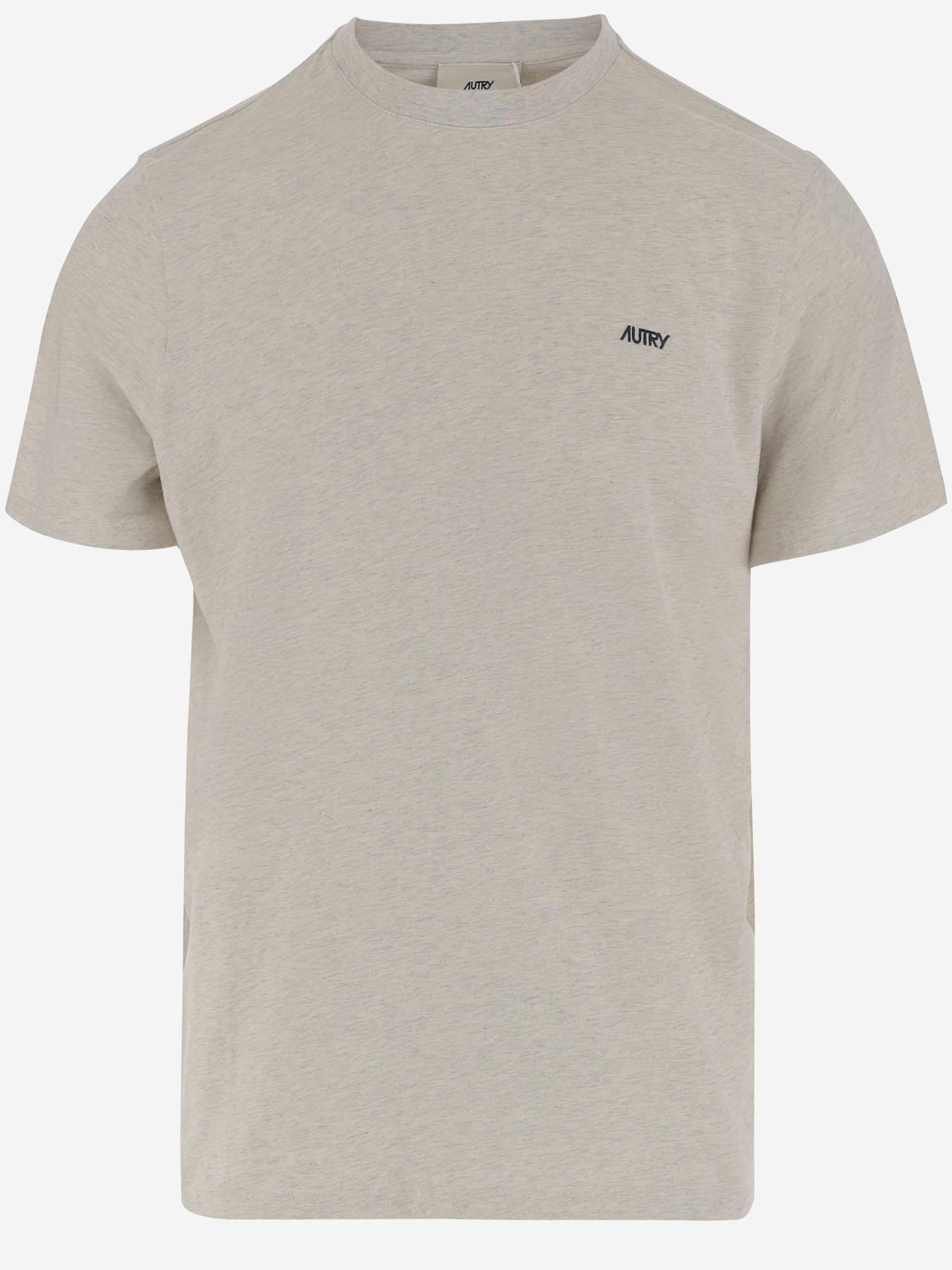 T-SHIRT IN COTONE CON LOGO TSPMA7CM MELANGE AUTRY 