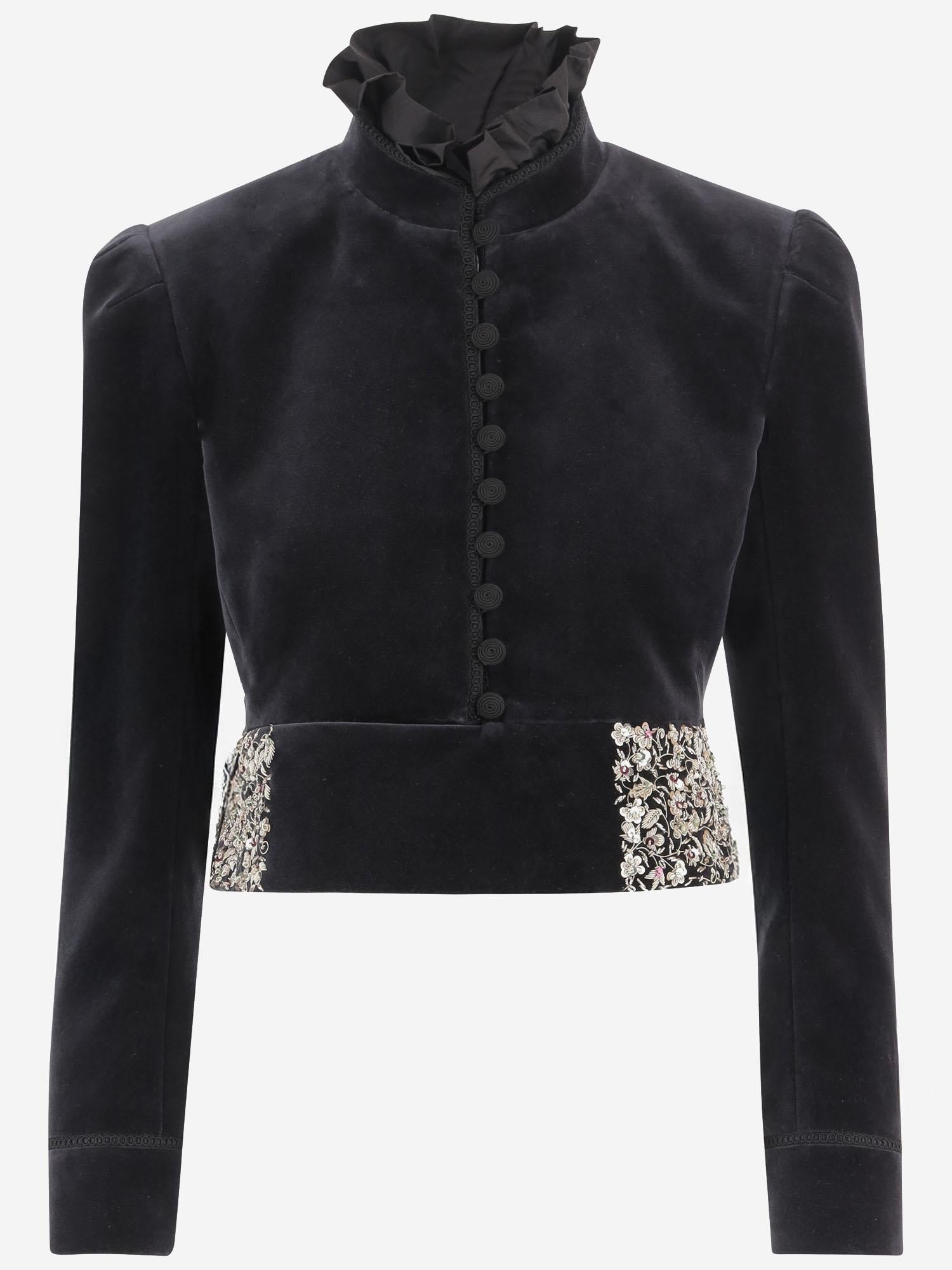 GIACCA SPENCER IN VELLUTO CH25WVE81091 070 CHLOE 