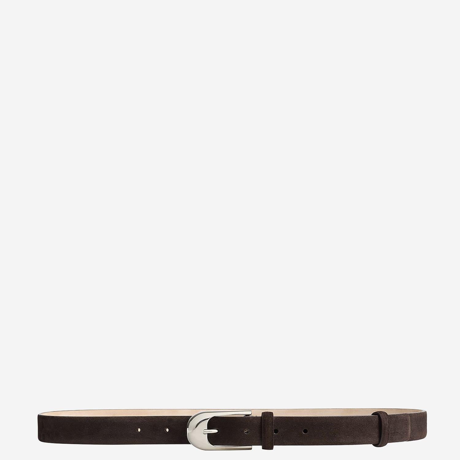 CINTURA IN PELLE SCAMOSCIATA 10106726 950 KHAITE 