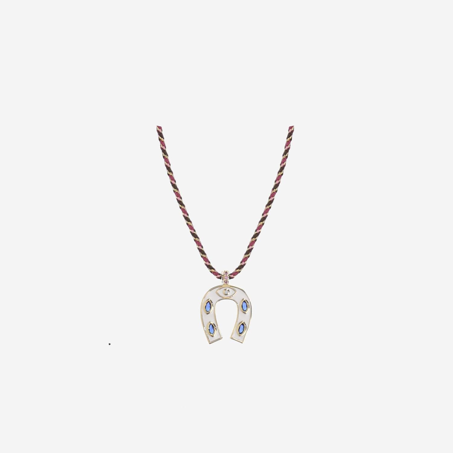 COLLANA MINI FERRO DI CAVALLO CO374 ORO MYA BAY 