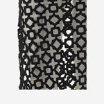 GONNA IN COTONE CON MOTIVO GEOMETRICO S004 GLEMBLACK NICCOLO PASQUALETTI 