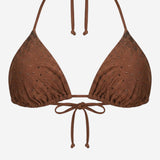 TOP BIKINI TRIANGOLO ANNABELLE CON APPLICAZIONI ANNA001 08595L MC2 SAINT BARTH 