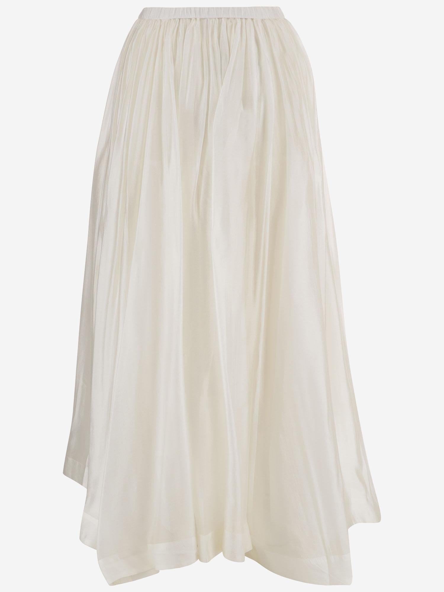 GONNA LUNGA IN MISTO VISCOSA 22278 001 THE.GARMENT 