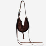 Borsa amaca con frange in pelle scamosciata AMACASUEDE 082S RADICA STUDIO 
