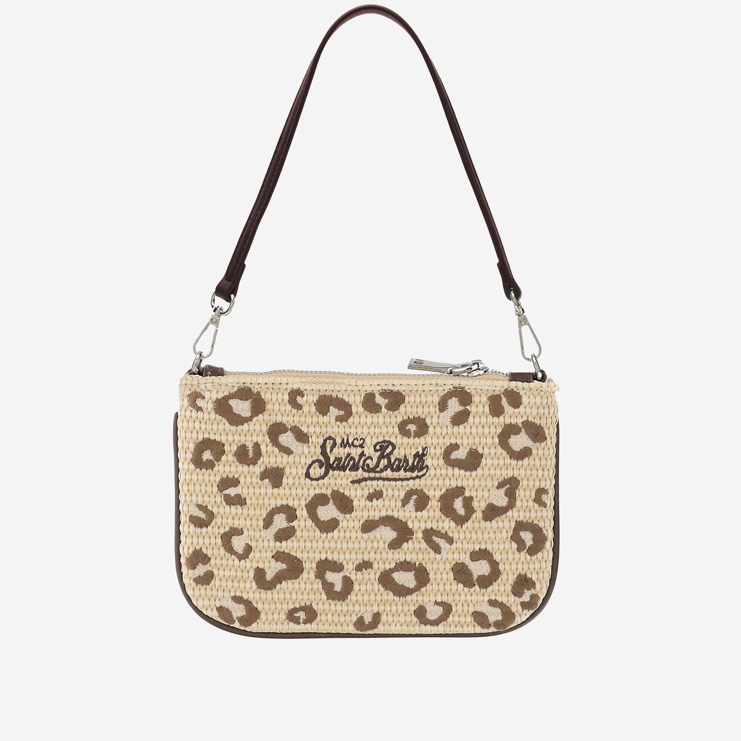 POCHETTE EFFETTO RAFIA CON TRACOLLA PARM002 00349L MC2 SAINT BARTH 