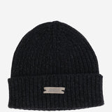 BEANIE IN LANA CON LOGO BEPUT7KK VBLACK AUTRY 