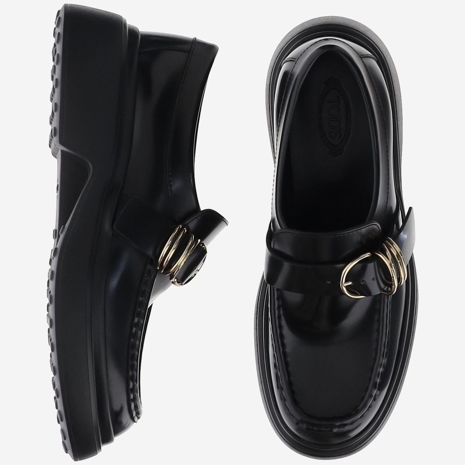 Mocassini in pelle XXW74L0JL10TWR B999 TODS 