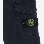 PANTALONI IN COTONE STRETCH CON LOGO 3100004 S0198V0120 STONE ISLAND KIDS 