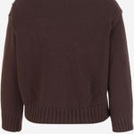 PULLOVER IN MISTO COTONE CON RICAMO P103 400 BRUNO MANETTI 