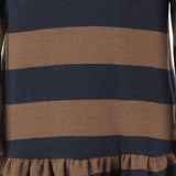 Abito in misto cotone stretch 25W158 CASTAGNA 1+ IN THE FAMILY KIDS 