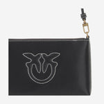 Borsetta piatta a tracolla in pelle 104277 A2ANZ99Q PINKO 