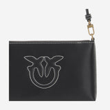 Borsetta piatta a tracolla in pelle 104277 A2ANZ99Q PINKO 