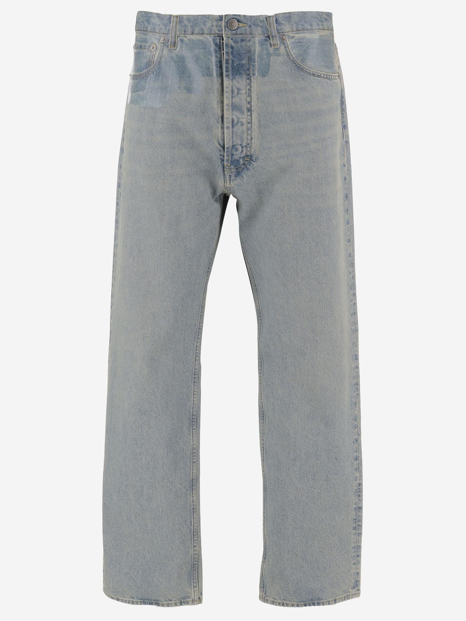 JEANS IN DENIM DI COTONE S67LA0046 M30066962 MAISON MARGIELA 