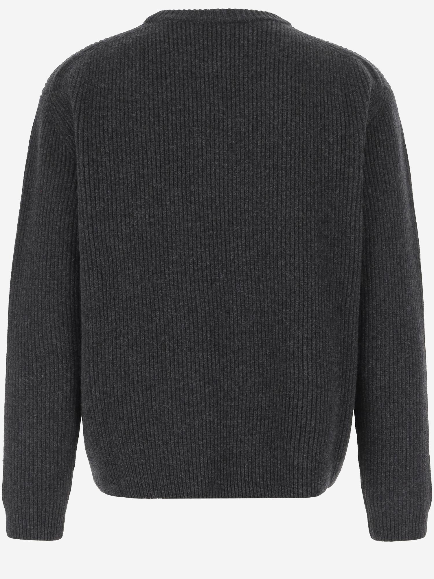 MAGLIONE IN LANA E CASHMERE CON LOGO 833499 XKEYJ1043 GUCCI 