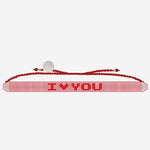 BRACCIALE DI PERLINE IN VETRO ILOVEYOU  SORBET ISLAND 