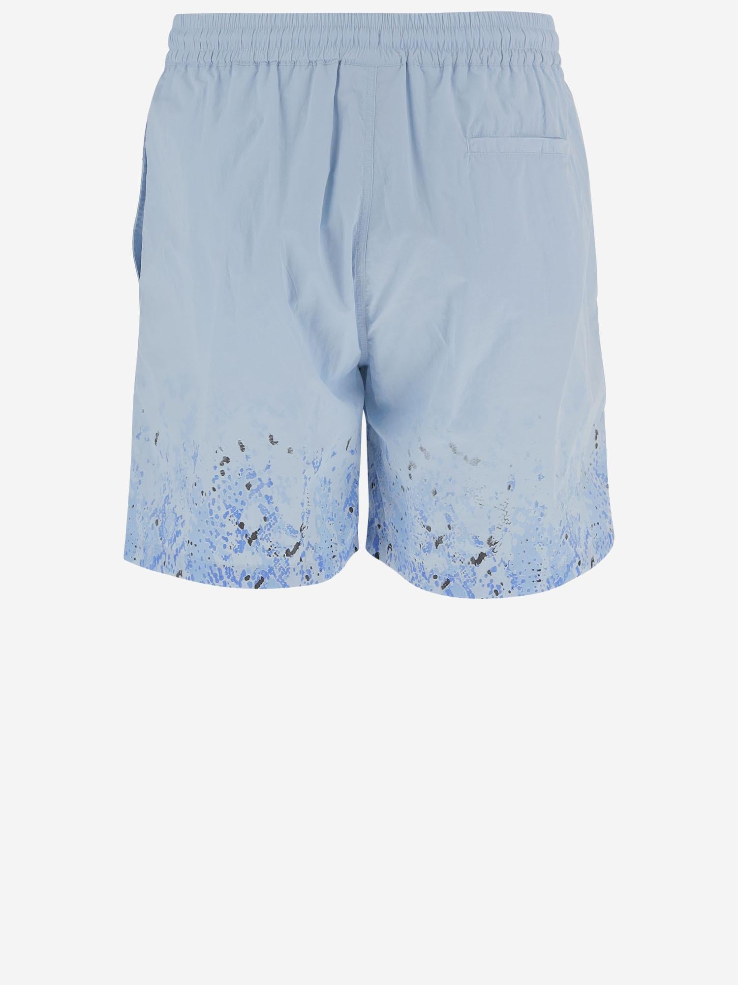 SHORTS DA BAGNO IN NYLON CON STAMPA IC26113 BLUE ICECREAM 
