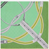 Foulard in jacquard di seta stampato 767130 3G0093575 GUCCI 