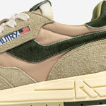 SNEAKERS REELWIND LOW IN NYLON E SUEDE WWLMUP05 SUEDENILPONYSPONGEGRN AUTRY 
