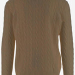MAGLIA A TRECCE IN LANA 710876762 009 POLO RALPH LAUREN 