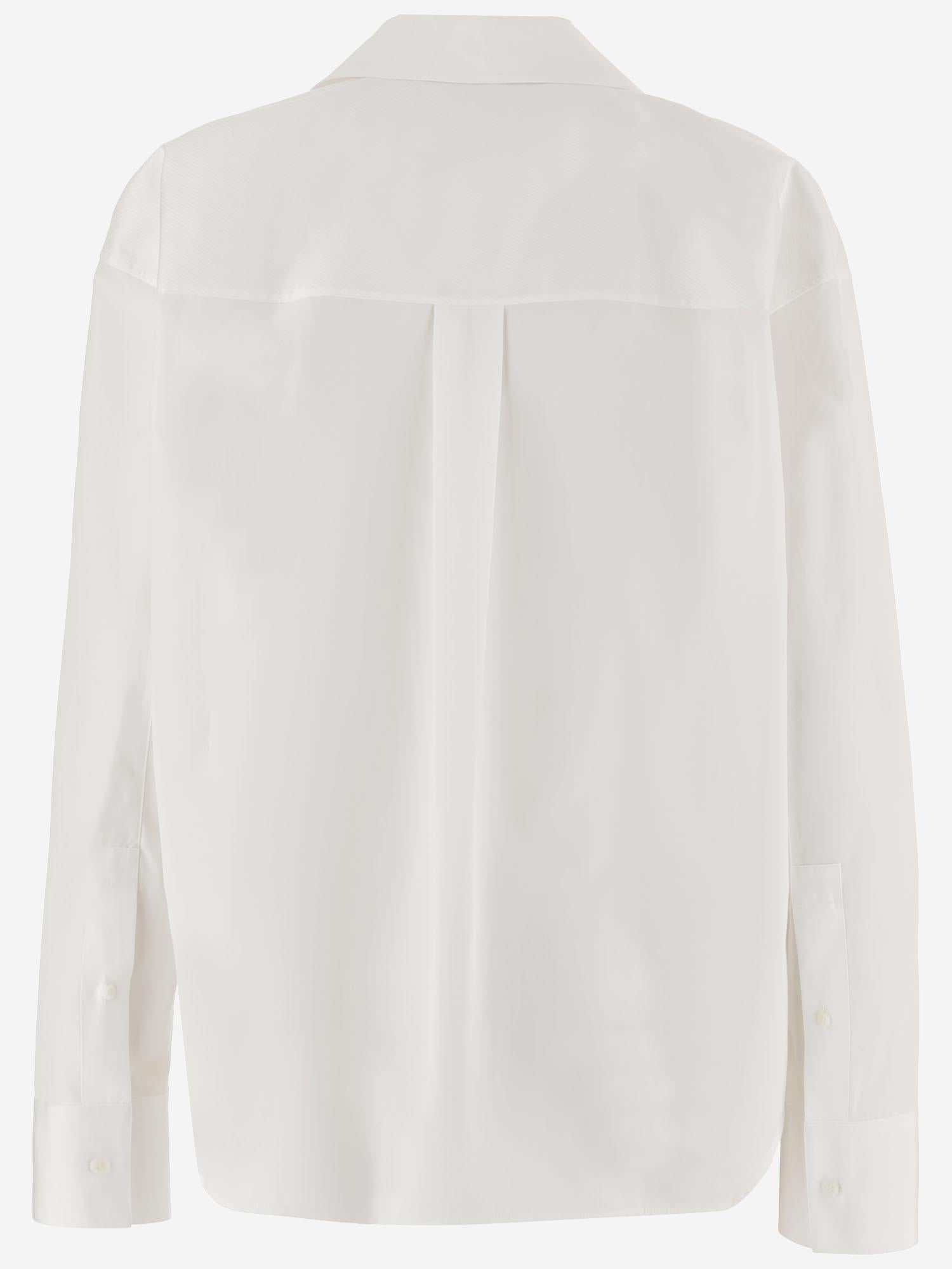 Camicia asimmetrica in cotone S359Y05XEZ 2100 LOEWE 