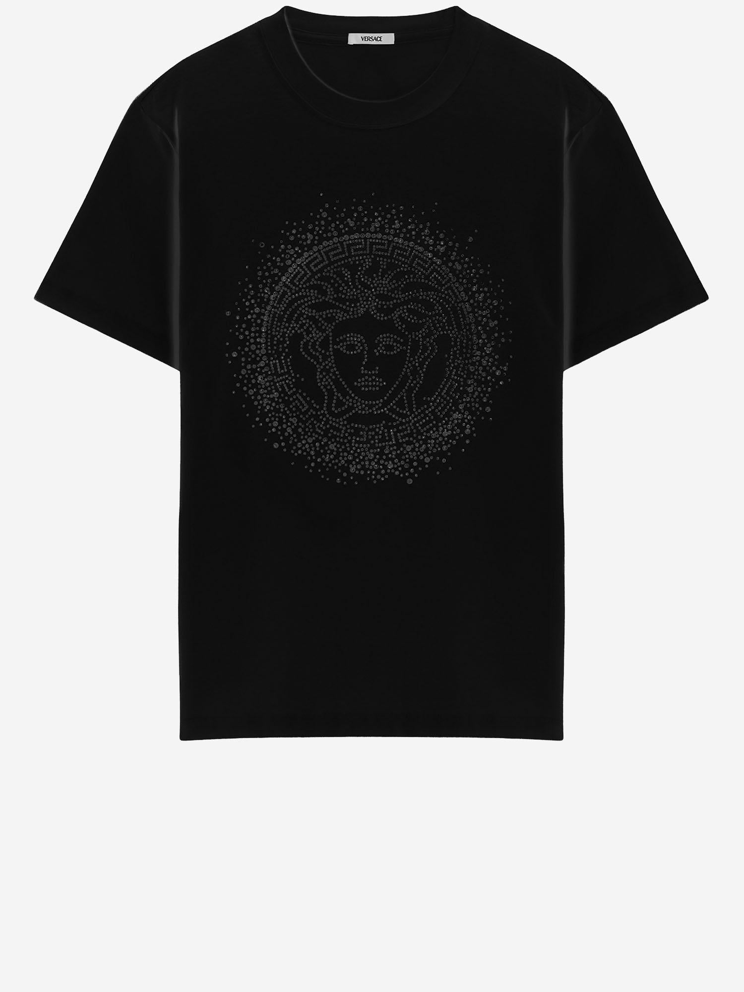 T-SHIRT MEDUSA IN COTONE 1023207 1A172171B000 VERSACE 