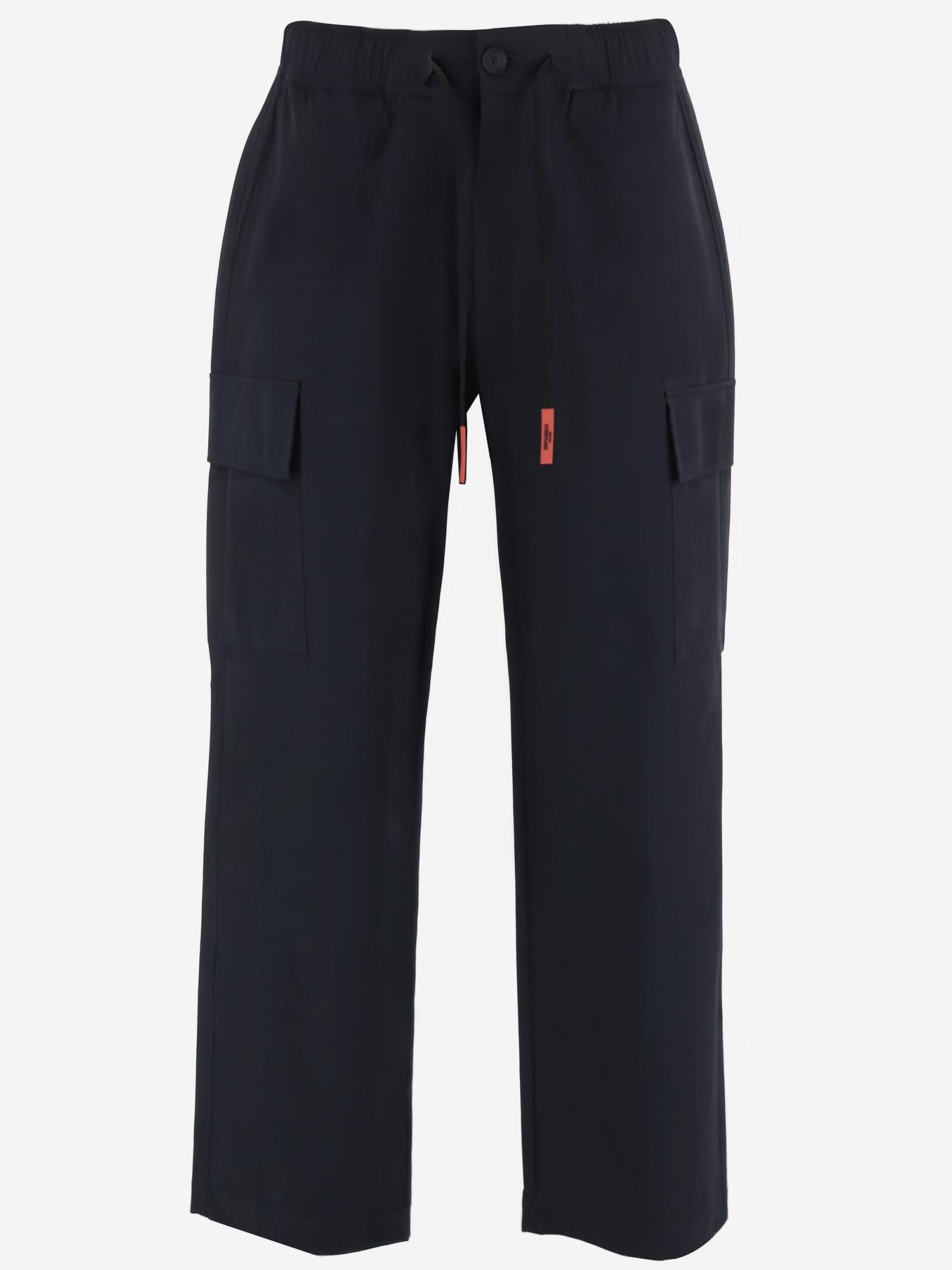 PANTALONI IN NYLON STRETCH 80OAA118 N0600231 JUST CAVALLI 