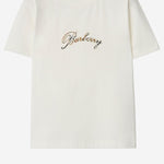 T-SHIRT IN COTONE CON LOGO 8118971 CHALK BURBERRY 