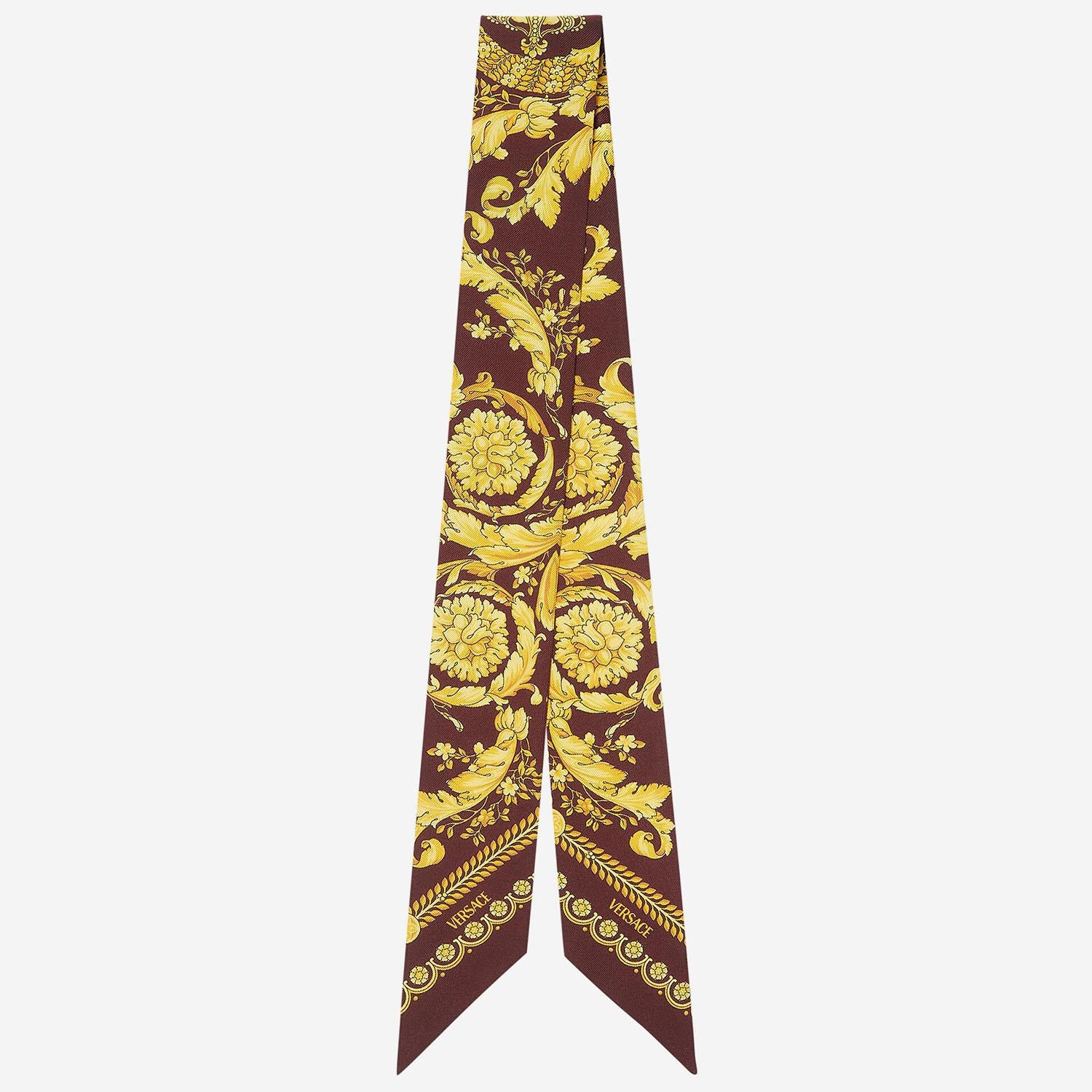 FOULARD GIROCOLLO IN SETA IBA0005 1A067235R770 VERSACE 