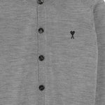 CARDIGAN IN LANA CON LOGO FKC386KN0039 0504 AMI 