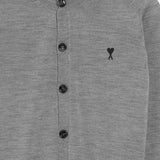 CARDIGAN IN LANA CON LOGO FKC386KN0039 0504 AMI 