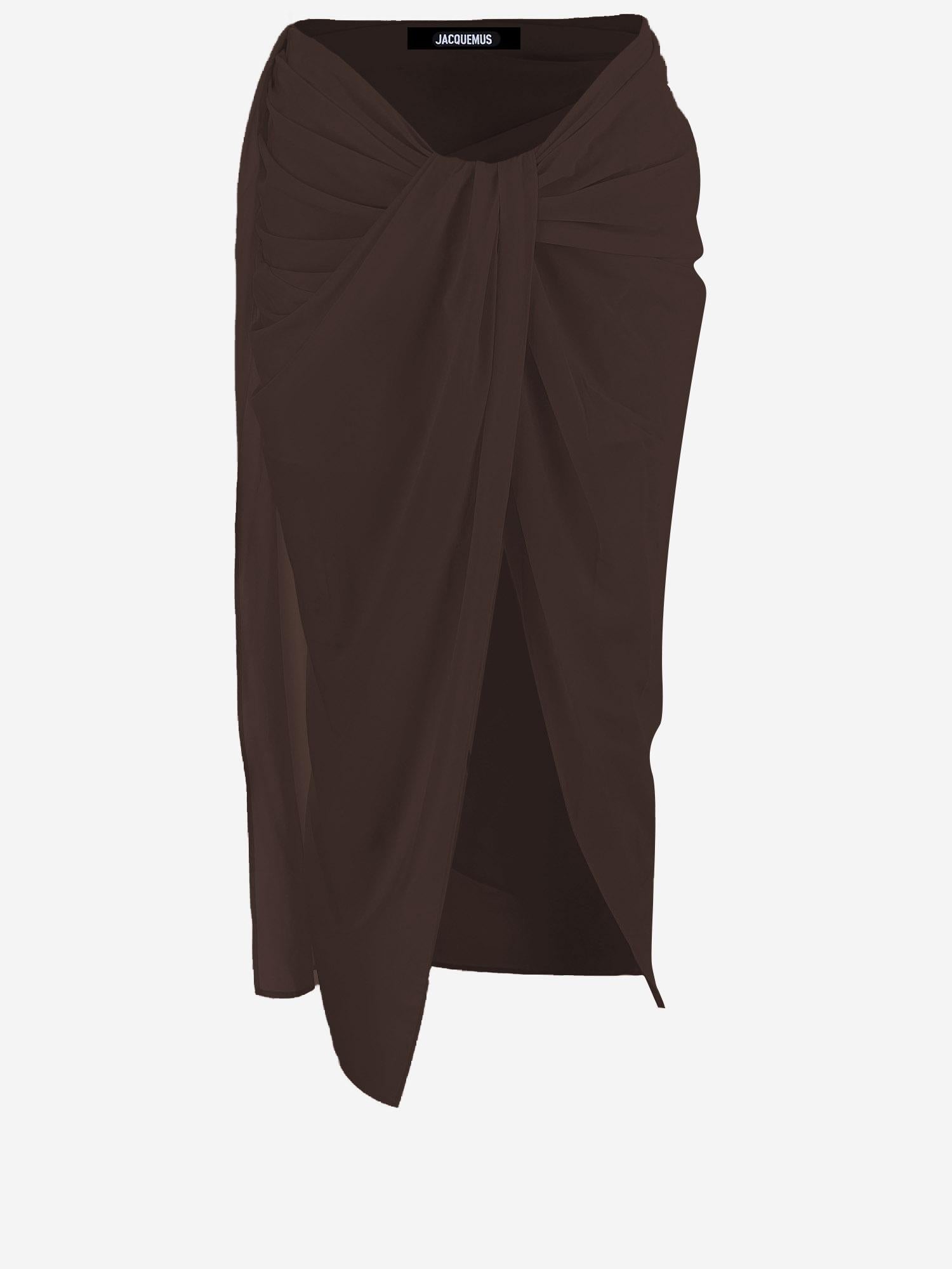 GONNA PAREO IN TESSUTO STRETCH SKW00084BW00565 850 JACQUEMUS 