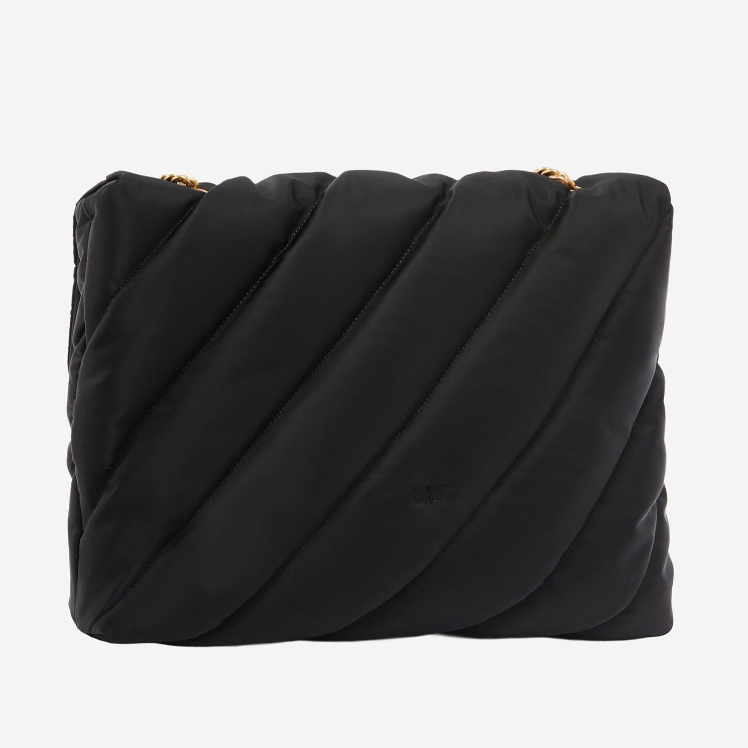 BORSA MAXI EXTRA LOVE BAG PUFF IN NYLON TRAPUNTATO 103347 A358Z99Q PINKO 