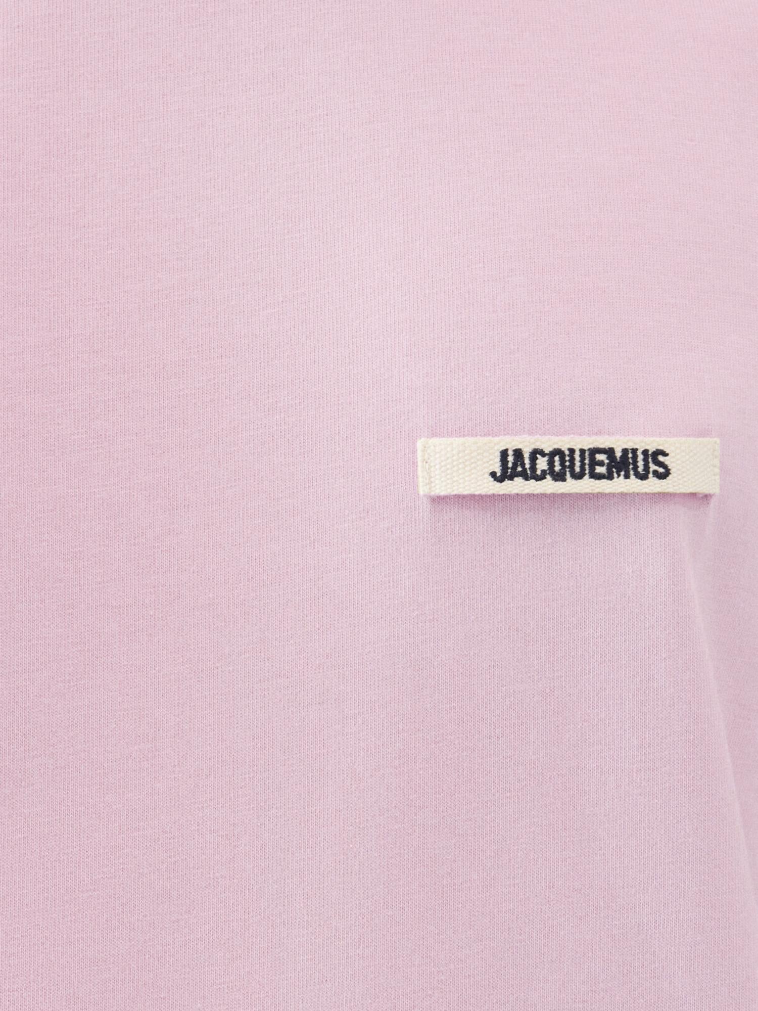 T-SHIRT IN COTONE CON LOGO TSW00550AJ00029 431 JACQUEMUS 