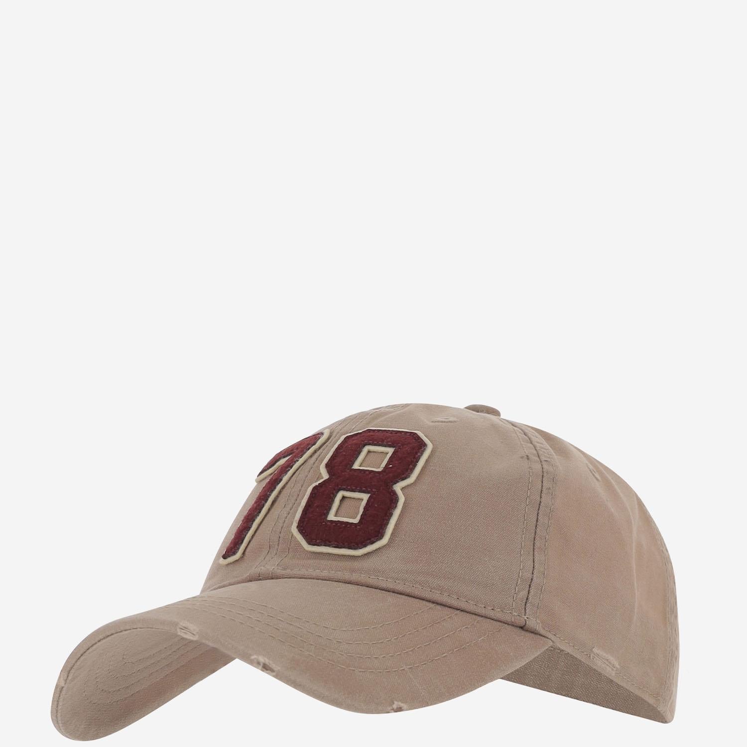 CAPPELLO IN COTONE CON LOGO GUP02696 P00250755164 GOLDEN GOOSE 