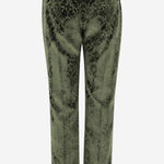 Pantaloni sartoriali in velluto barocco 8115901 MOAT IP PATTERN BURBERRY 