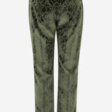 Pantaloni sartoriali in velluto barocco 8115901 MOAT IP PATTERN BURBERRY 