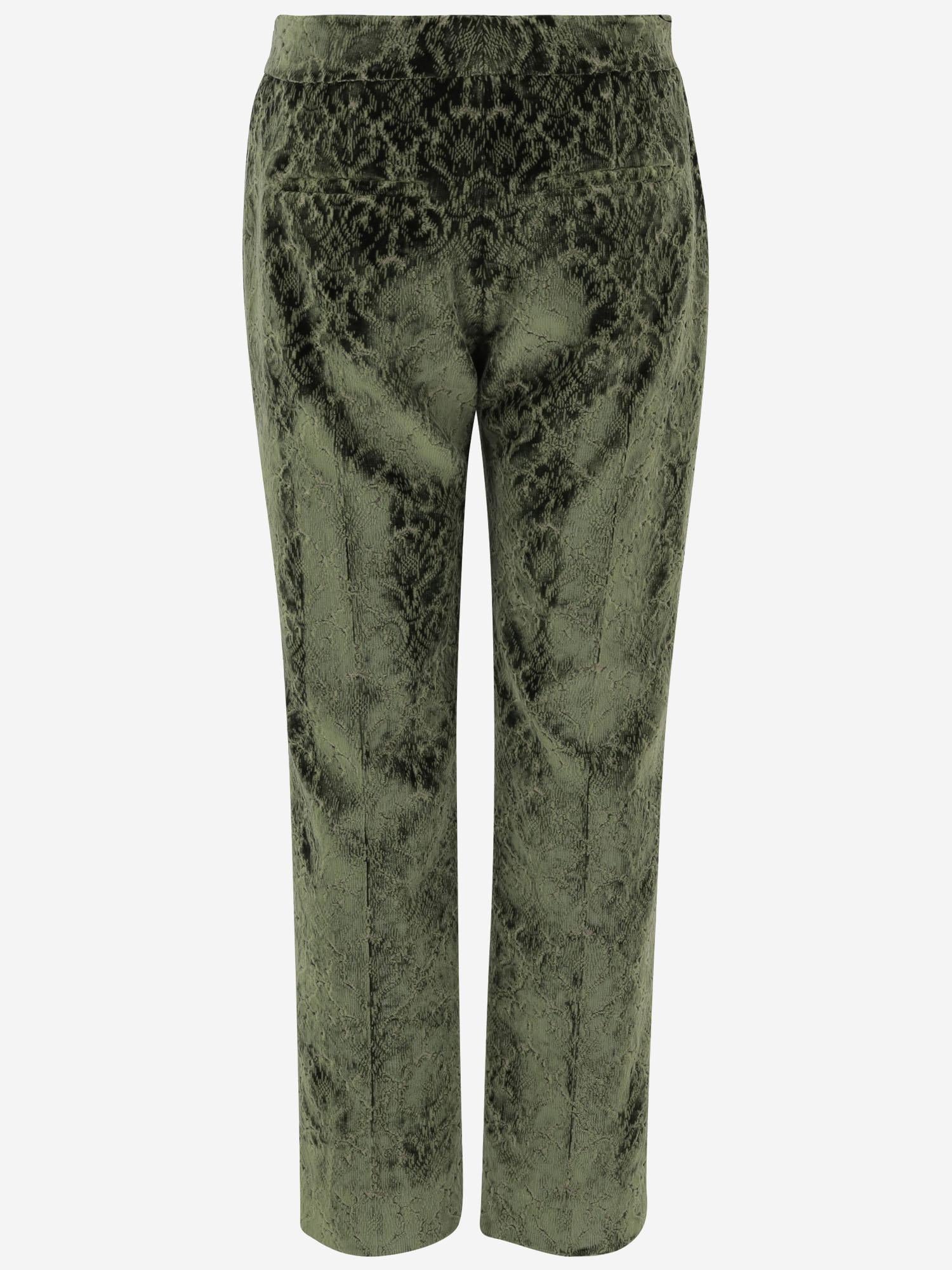 Pantaloni sartoriali in velluto barocco 8115901 MOAT IP PATTERN BURBERRY 